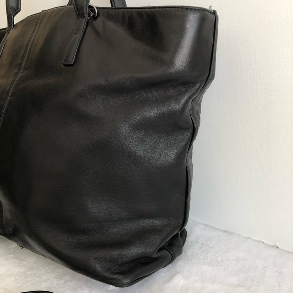 DKNY Tote Black Leather Handbag/Purse - Picture 4 of 14